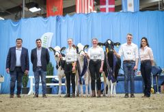 (c)Guillaum May: Sieger Newcomer Henrik Weverschen, Reservesiegerin Kira Müller (mitte) und Frike Holste (rechts)